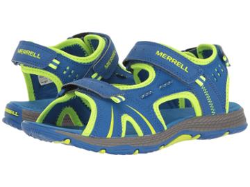 Merrell Kids Panther (big Kid) (blue/citron) Boys Shoes