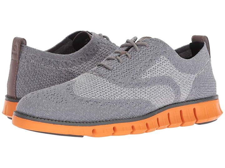 Cole Haan Zerogrand Stitchlite Oxford Winterized (ironstone/vapor Grey/magnet/tumeric) Men's Shoes