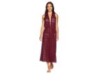 Vince Camuto Summer Lattice Geo Lace Wrap Midi Cover-up Dress (fig) Women's Swimwear