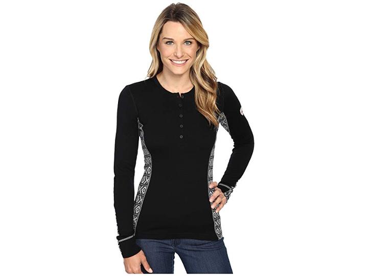 Dale Of Norway Bykle Sweater (black/white) Women's Sweater