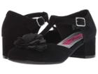 Rachel Kids Elena (little Kid/big Kid) (black Velvet) Girl's Shoes