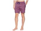 Mr. Swim Diamonds Elastic Printed Swim Trunk (red) Men's Swimwear