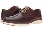 Dockers Parkway Plain Toe Oxford (red/brown Waxy Distressed Burnished Full Grain) Men's Shoes