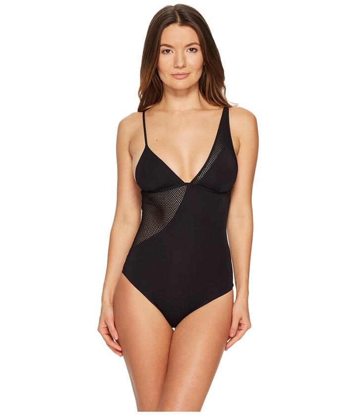Onia Iris One-piece (black) Women's Swimsuits One Piece