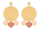Rebecca Minkoff Disco Ball Statement Earrings (gold/pink) Earring