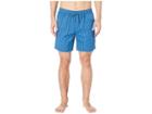 Mr. Swim Cabana Stripe Printed Swim Trunks (navy/royal) Men's Swimwear