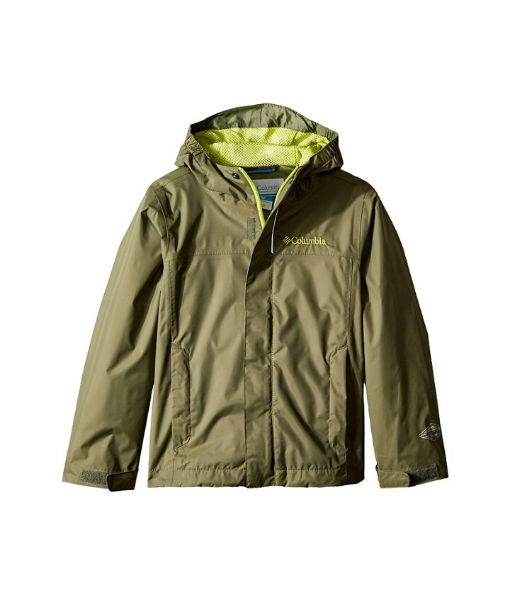 Columbia Kids Watertighttm Jacket (little Kids/big Kids) (cypress/voltage) Boy's Jacket