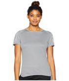 Adidas Response Short Sleeve Tee (grey) Women's T Shirt