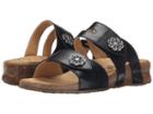 Haflinger Pansy (black) Women's Sandals