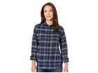 Carhartt Rugged Flex(r) Hamilton Shirt (indigo Heather) Women's Long Sleeve Button Up