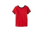 4ward Clothing Four-way Reversible Short Sleeve Scoop Jersey Top (little Kids/big Kids) (black/red) Girl's T Shirt