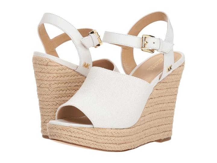 Michael Michael Kors Penelope Wedge (optic White) Women's Wedge Shoes