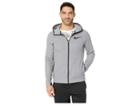 Nike Dry Showtime Full Zip Hoodie (black Heather/black) Men's Workout
