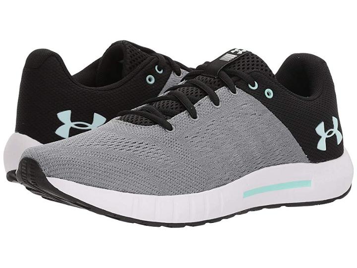Under Armour Ua Micro G Pursuit (steel/rhino Gray/refresh Mint) Women's Shoes