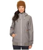 Volcom Snow Alesk Insulated Jacket (charcoal) Women's Coat