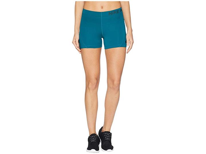 Nike Pro 3 Training Short (geode Teal/black) Women's Shorts