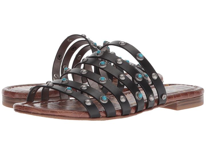 Sam Edelman Brea 2 (black Vaquero Saddle Leather) Women's Shoes