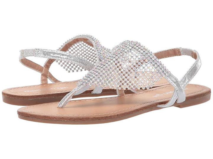 Madden Girl Sharre (silver Metallic) Women's Sandals