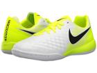 Nike Kids Jr Magista Opus Ii Ic Soccer (toddler/little Kid/big Kid) (white/black/volt/pure Platinum) Kids Shoes