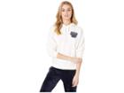 Juicy Couture Juicy 97 Logo Collegiate Hoodie (bleached Bone) Women's Clothing