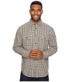 Filson Lightweight Kitsap Work Shirt (black/tan Check) Men's Clothing