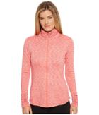 Columbia Outerspaced Iii Full Zip (blush Pink Spacedye) Women's Long Sleeve Pullover