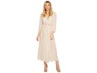Free People Embroidered V Maxi Dress (pink) Women's Dress