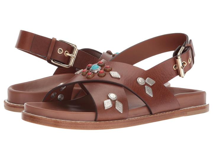 Etro Studded Crossover Sandal (cuoio) Women's Sandals