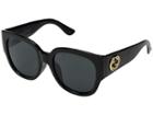 Gucci Gg0142sa (black/black/grey) Fashion Sunglasses