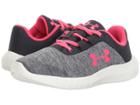 Under Armour Kids Ua Mojo (little Kid) (anthracite/overcast Gray/penta Pink) Girls Shoes