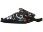 Alberta Ferretti Color Embroidered Mule (black) Women's Clog Shoes