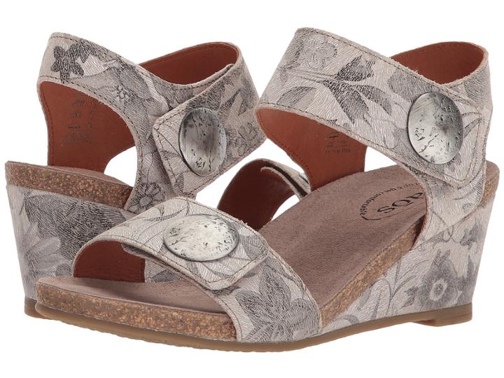 Taos Footwear Carousel 2 (stone Floral) Women's  Shoes