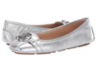 Michael Michael Kors Fulton Moc (silver) Women's Slip On  Shoes