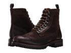 Frye George Adirondack (brown Multi Waterproof Smooth Pull Up/waxed Suede) Men's Lace-up Boots