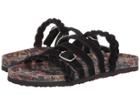 Muk Luks Paisley (black) Women's Sandals