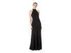Alexia Admor High Neck Sleeveless Gown (black) Women's Dress
