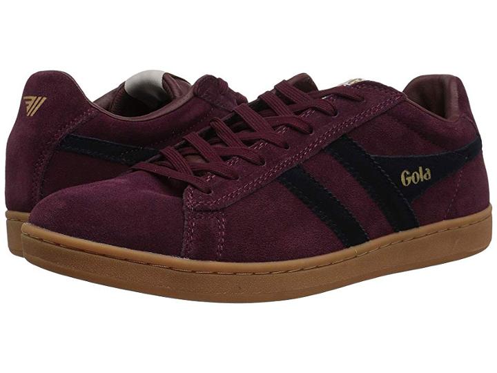 Gola Equipe Suede (burgundy/navy/gum) Men's Shoes