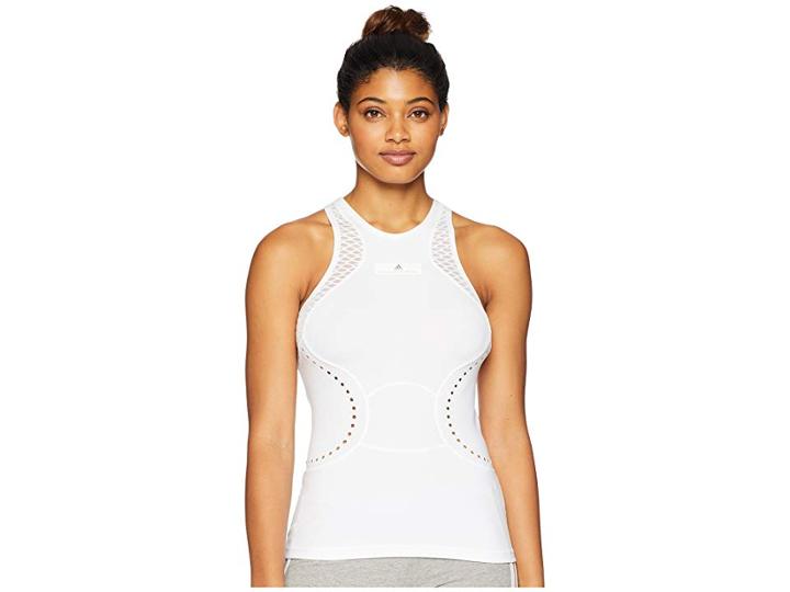 Adidas Stella Mccartney Barricade Tank Top (white) Women's Sleeveless