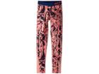 Nike Kids Pro Print Tight (little Kids/big Kids) (hot Punch/bleached Coral/navy/hot Punch) Girl's Casual Pants