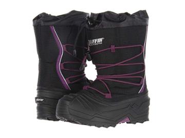 Baffin Kids Young Snogoose (little Kid) (black/plum) Girls Shoes