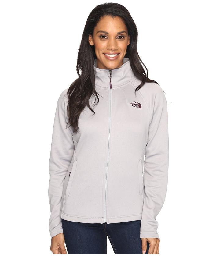 The North Face Momentum Full Zip Jacket (metallic Silver (prior Season)) Women's Coat