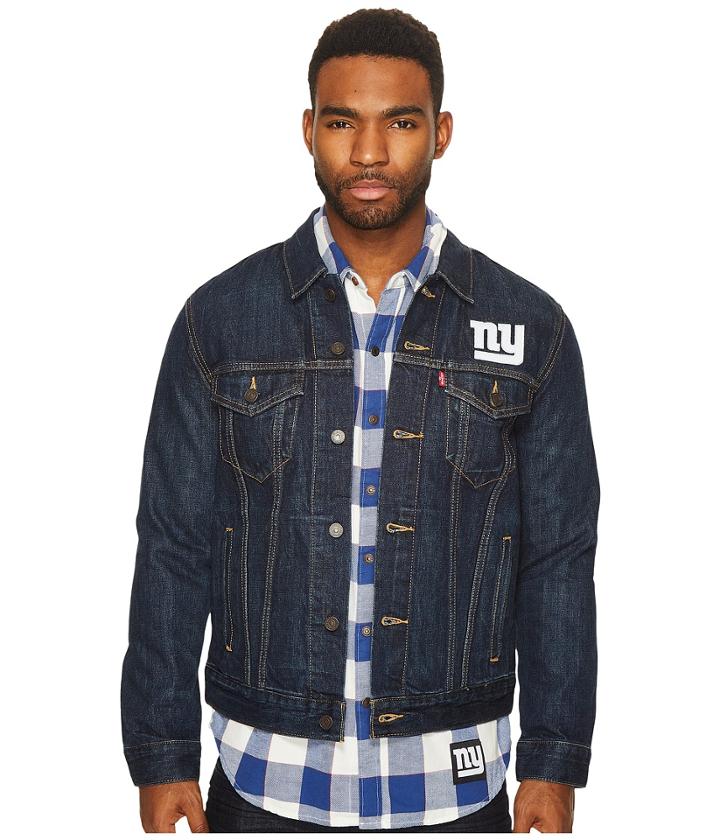 Levi's(r) Mens Ny Giants Sports Denim Trucker (blue) Men's Coat
