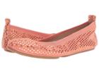 Yosi Samra Samara (coral Dotted Suede) Women's Flat Shoes
