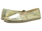 Nine West Bigapple (light Gold Synthetic) Women's Flat Shoes