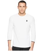 Nike Court Dry Challenger Top 3qt (white/black/black/black) Men's T Shirt