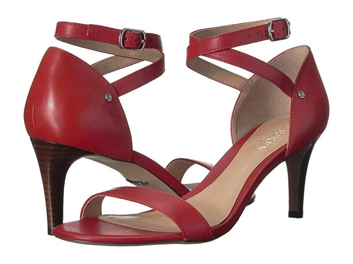 Lauren Ralph Lauren Glinda (rl2000 Red Super Soft Leather) Women's  Shoes