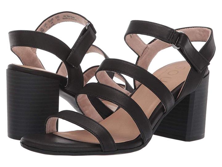 Natural Soul Celene (black Smooth) High Heels