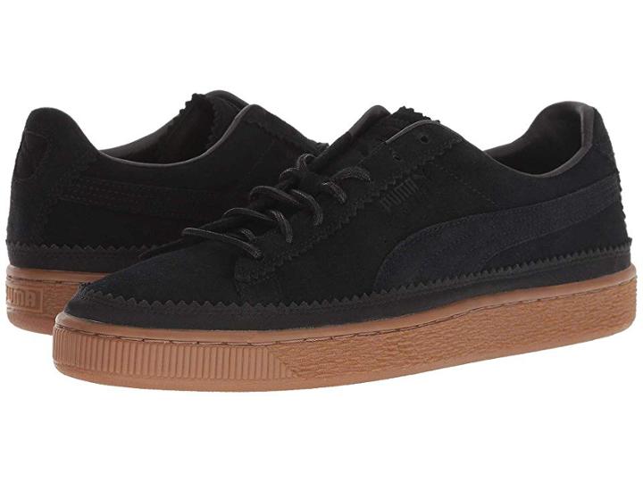 Puma Suede Classic Brogue (puma Black/puma Black) Men's Lace Up Casual Shoes