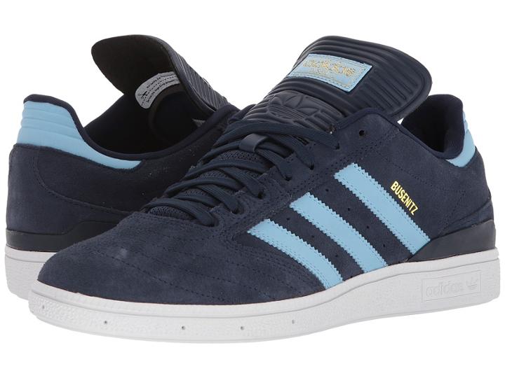 Adidas Skateboarding Busenitz Pro (collegiate Navy/gold Metallic Suede) Men's Skate Shoes