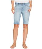 Liverpool Bobbie Bermuda Shorts In Vintage Super Comfort Stretch Denim In Mandalay Light (mandalay Light) Women's Shorts